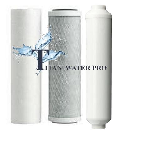 Reverse Osmosis Water Filters Replacement 4 Stage RO Systems ( 3 PC Filter set)