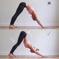down dog extrend the spine