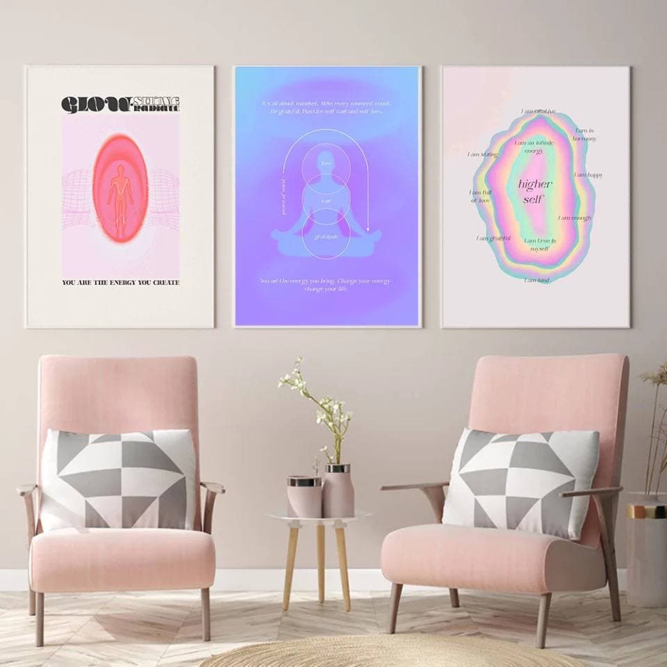 Holographic Vintage Posters