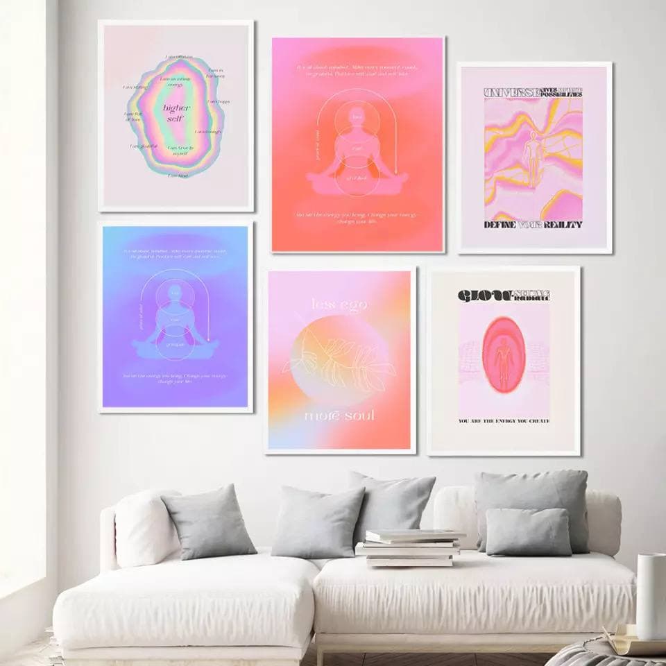 Holographic Vintage Posters