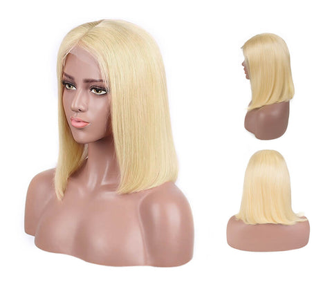 613 blonde bob straigth wigs