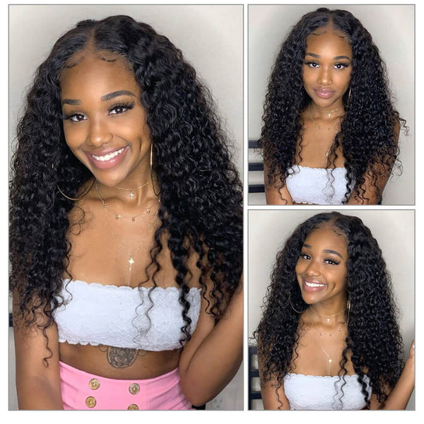 qimiwigs deep curly wave human hair bundles wigs