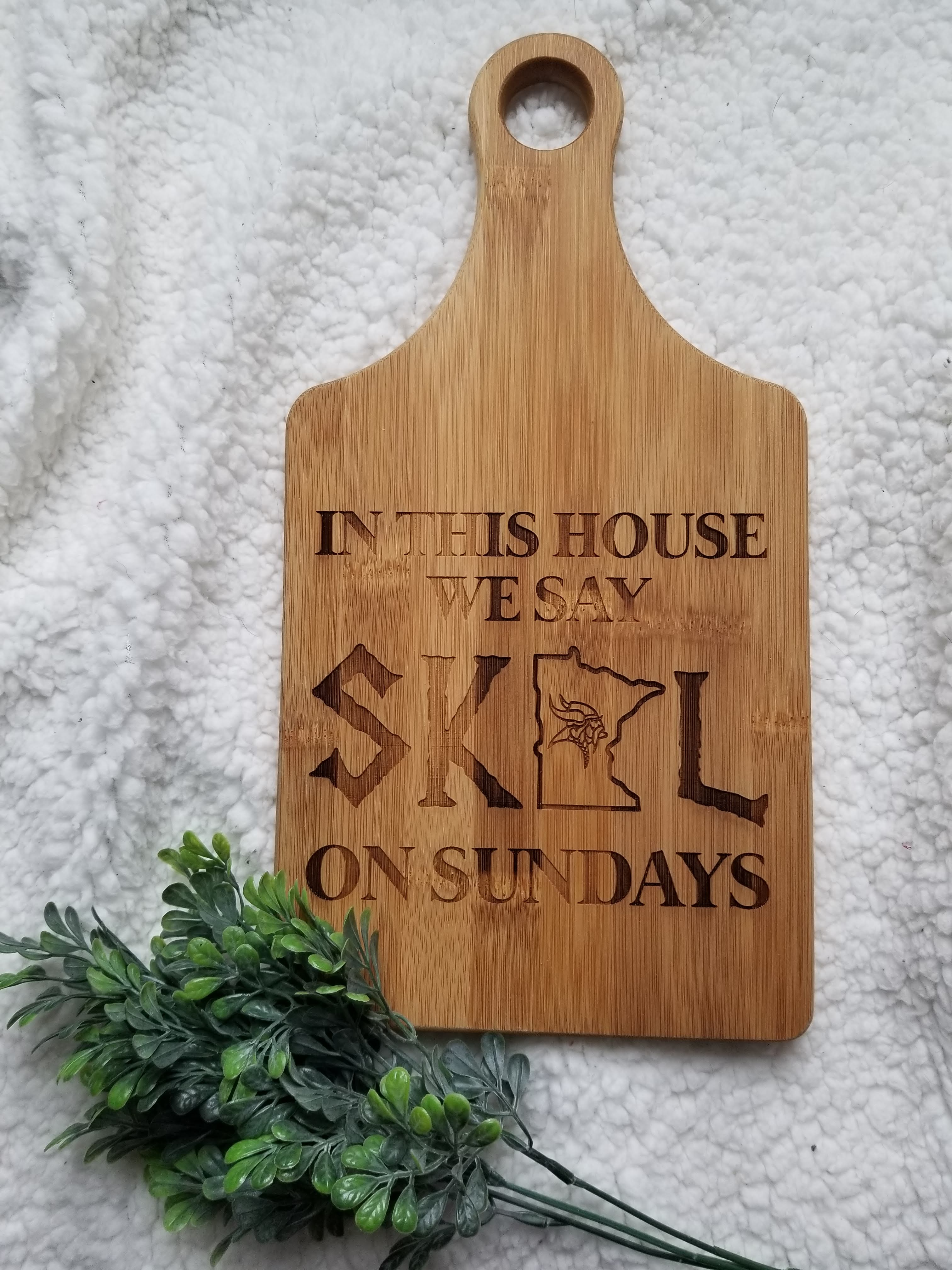 In this house we say SKOL on Sundays