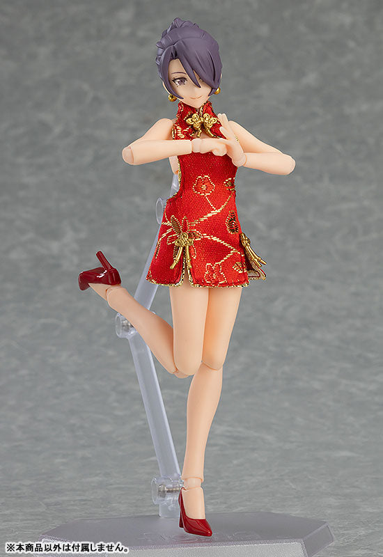 figma Styles Mini Skirt Chinese Dress Outfit