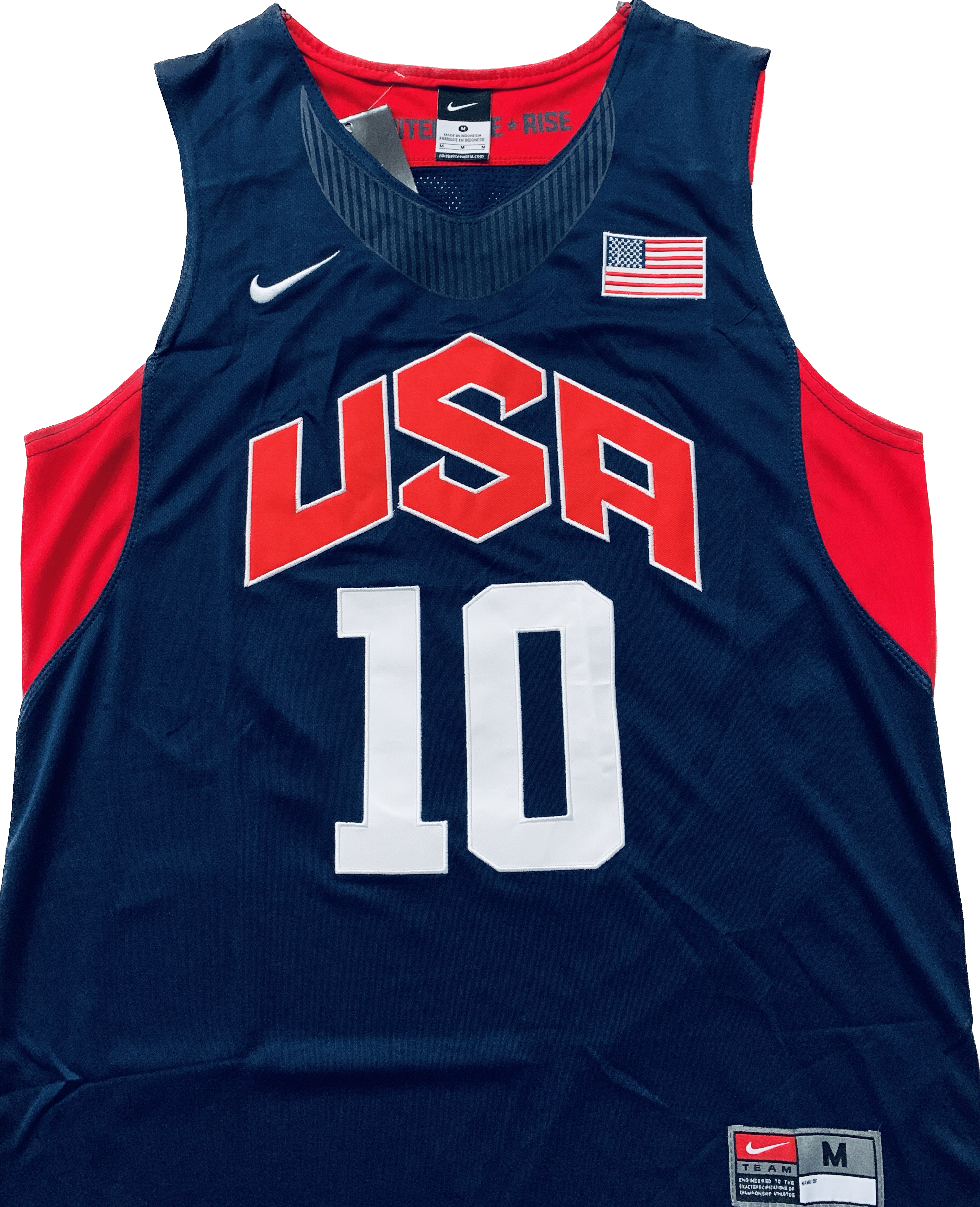 Kobe Bryant Nike Dream Team USA Away Olympic #10 Basketball Jersey