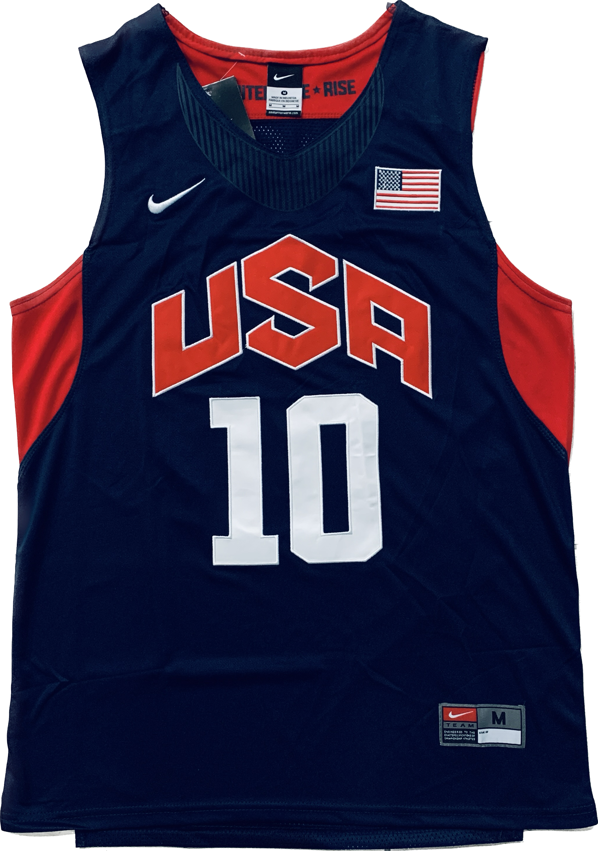 Kobe Bryant Nike Dream Team USA Away Olympic #10 Basketball Jersey