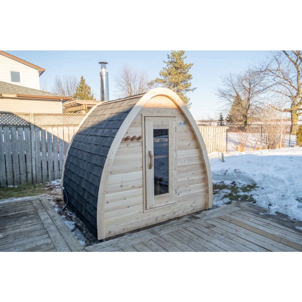 Dundalk Leisurecraft Canadian Timber MiniPod Traditional Outdoor Sauna