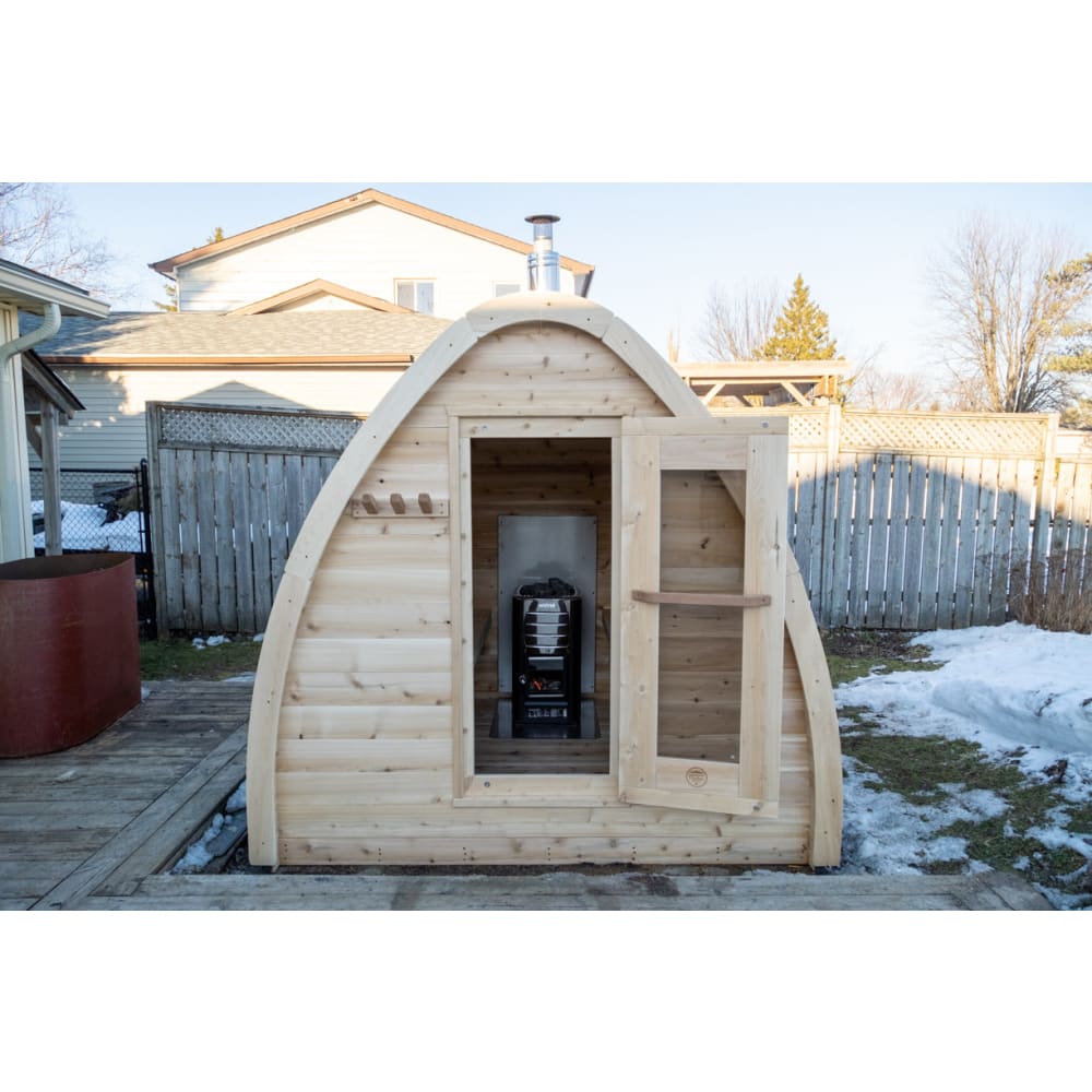 Dundalk Leisurecraft Canadian Timber MiniPod Traditional Outdoor Sauna