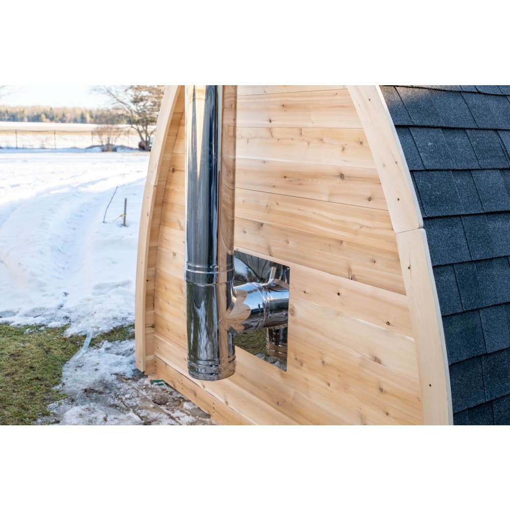 Dundalk Leisurecraft Canadian Timber MiniPod Traditional Outdoor Sauna