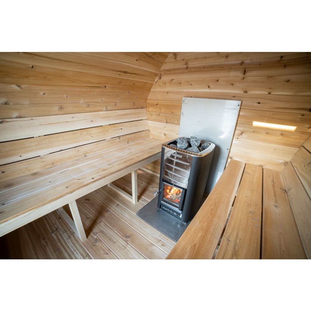 Dundalk Leisurecraft Canadian Timber MiniPod Traditional Outdoor Sauna