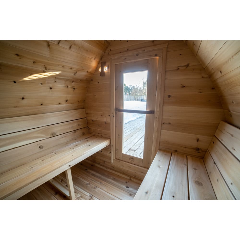 Dundalk Leisurecraft Canadian Timber MiniPod Traditional Outdoor Sauna