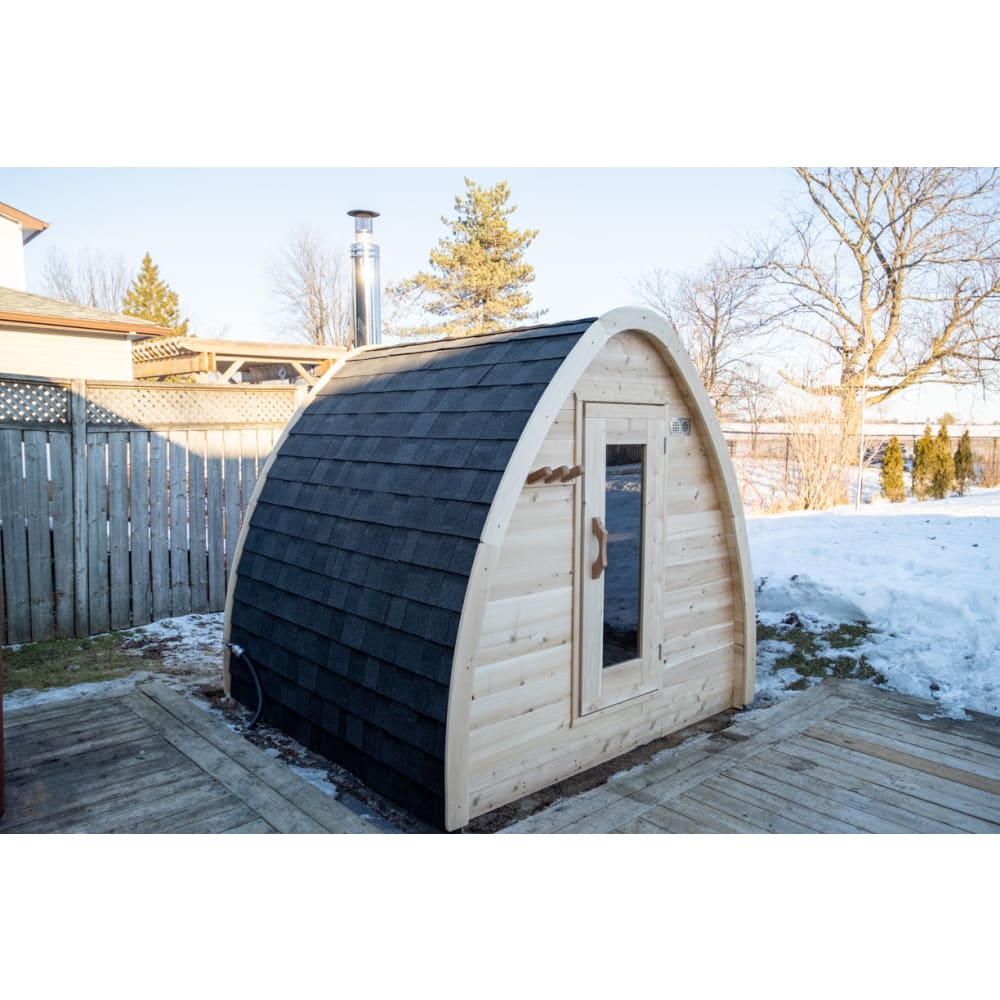 Dundalk Leisurecraft Canadian Timber MiniPod Traditional Outdoor Sauna