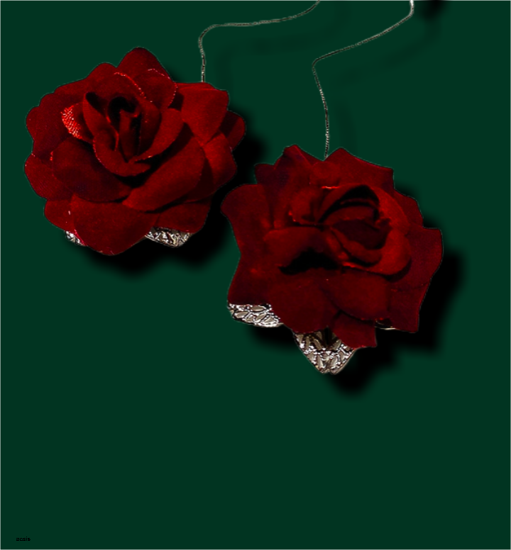 Dangling Flower Earrings