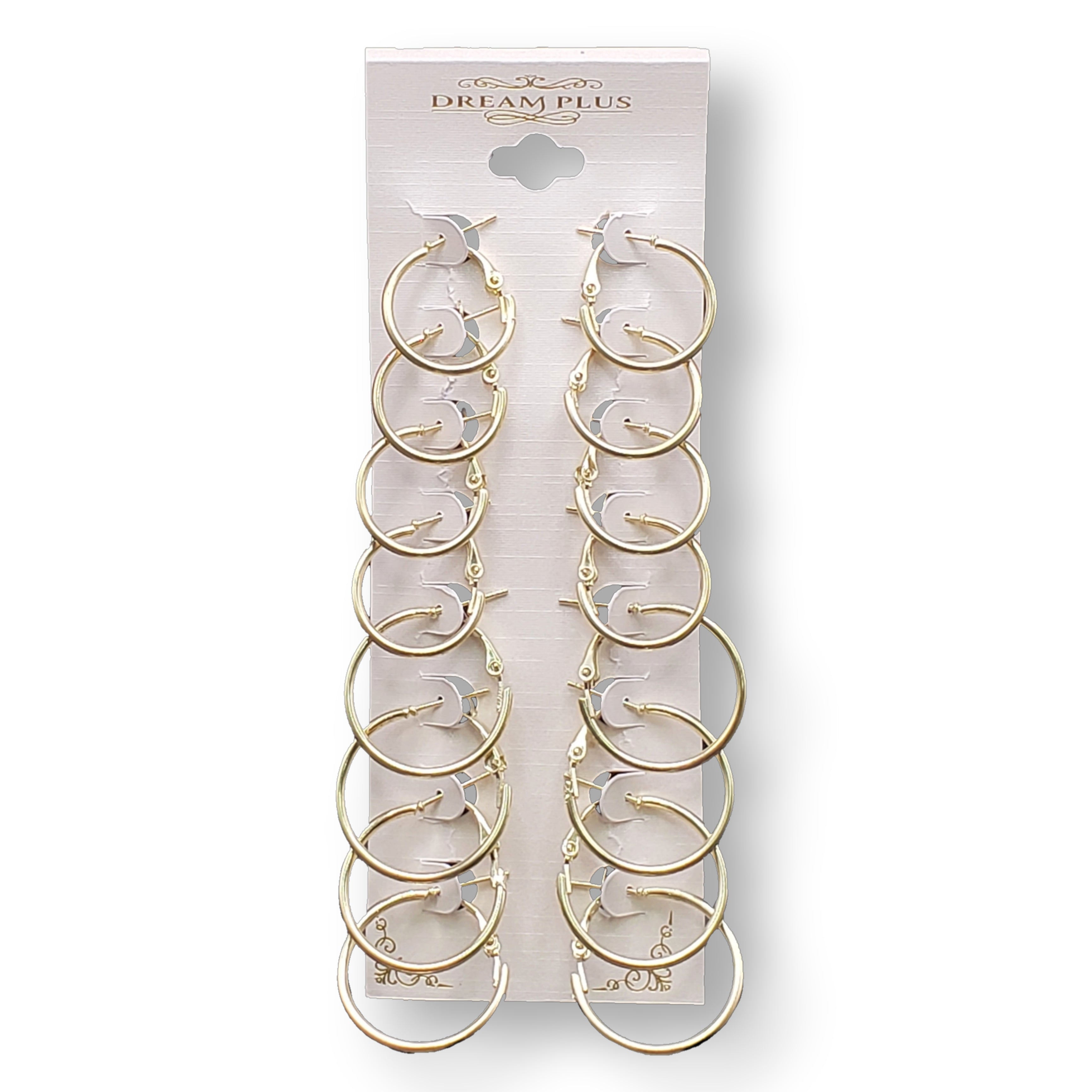 Dream Plus Small Hoop Earring Combo (8 Pairs)