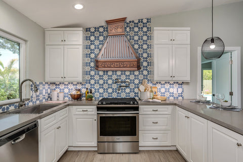 copper kitchen hood