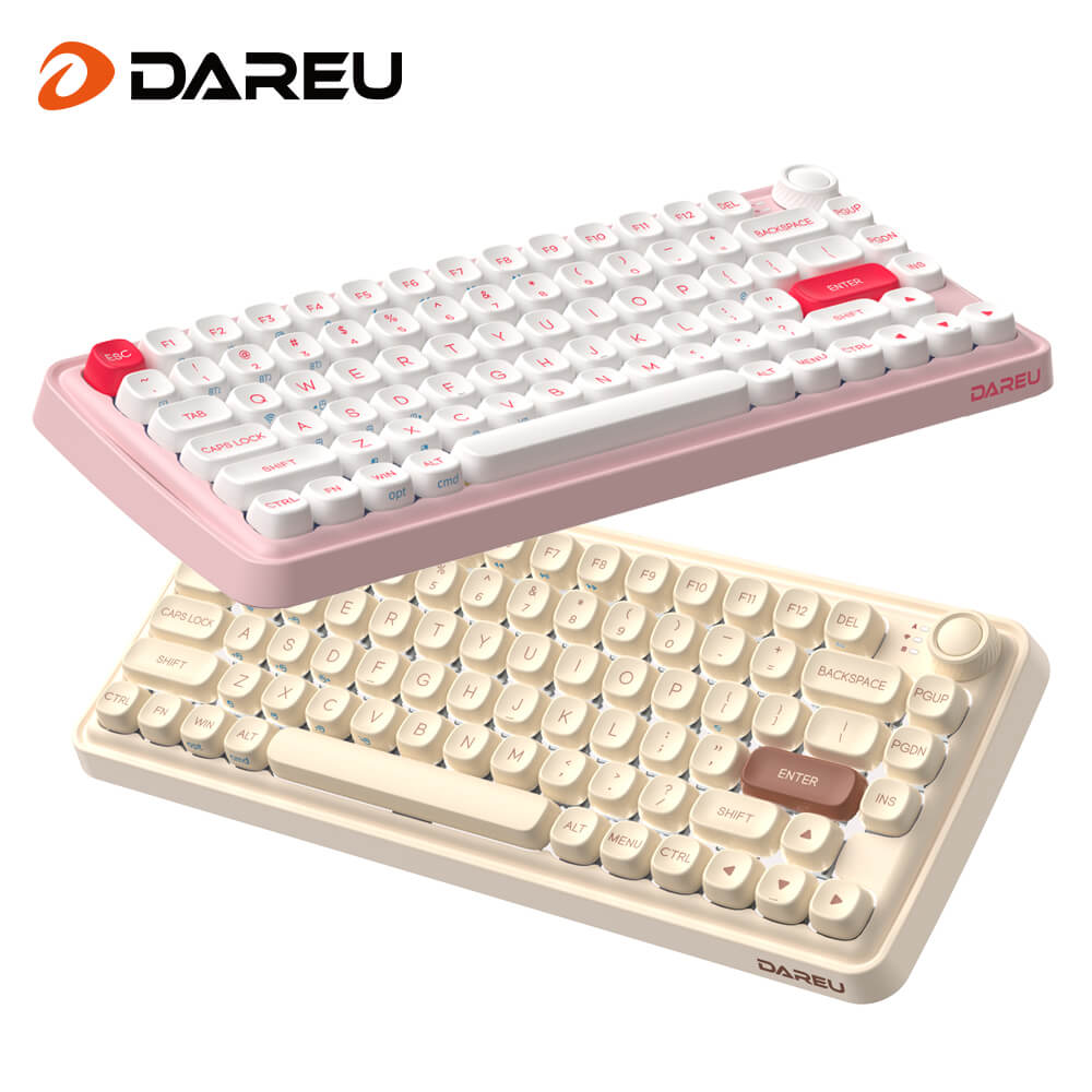 2.4GHz Wireless Cozy Mechanical Keyboard Tri-Mode LED PBT