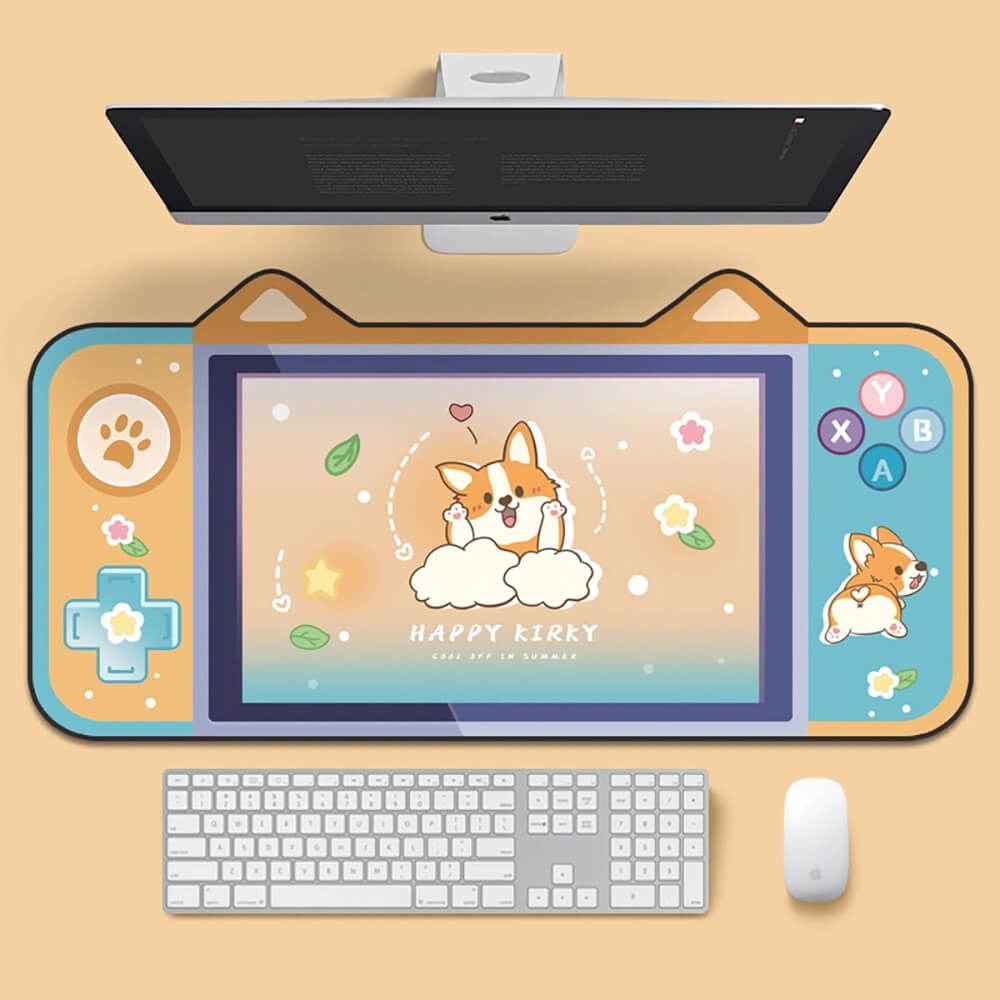 Large Corgi Puppy Mouse Pad Anti-Slip