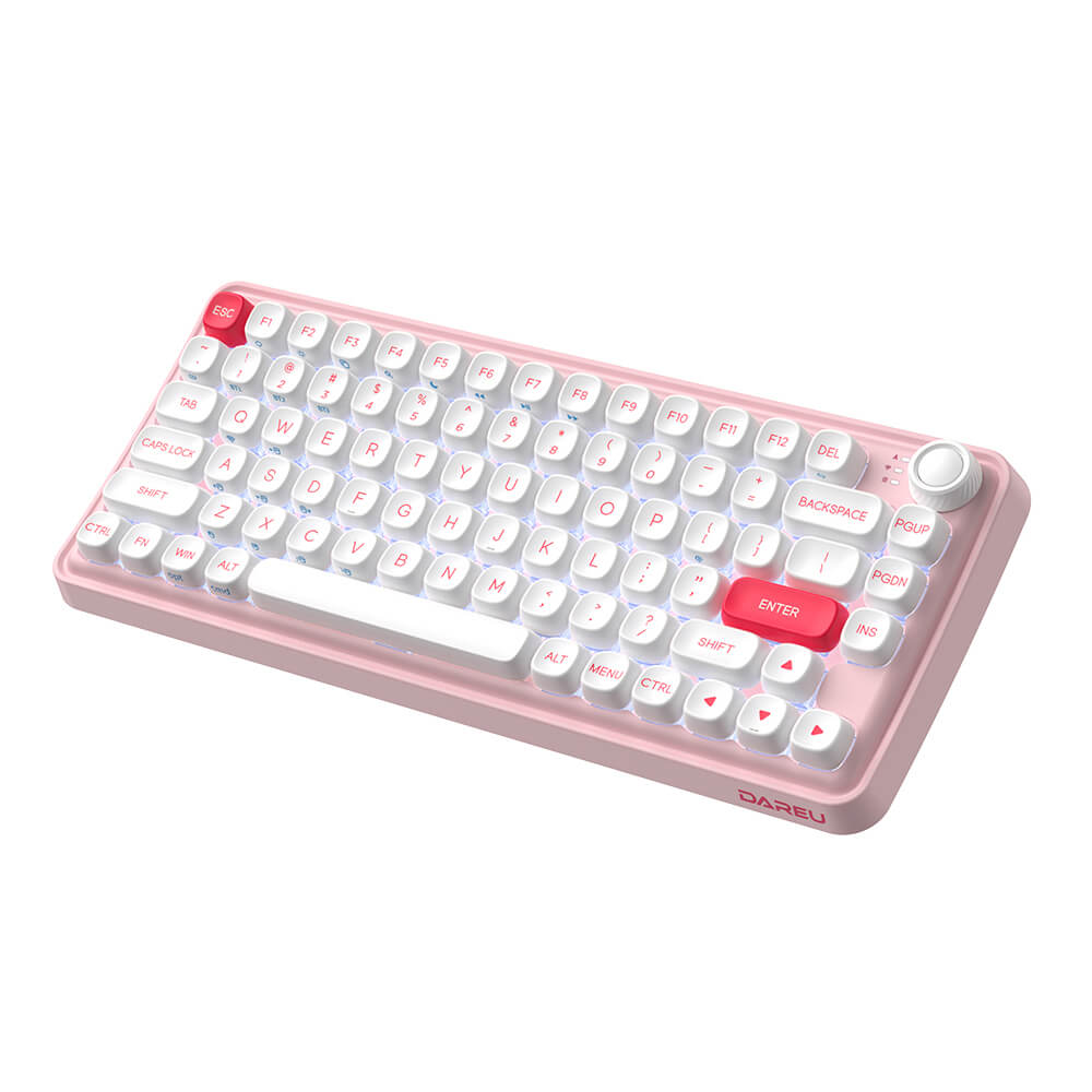 2.4GHz Wireless Cozy Mechanical Keyboard Tri-Mode LED PBT