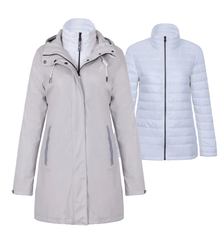 3 in 1 wasserdichte Damen-Regenjacke GINA