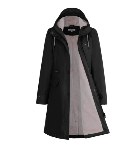 Raincoat women's waterproof black