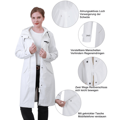 Damen Wasserdichter Regenmantel BELLE