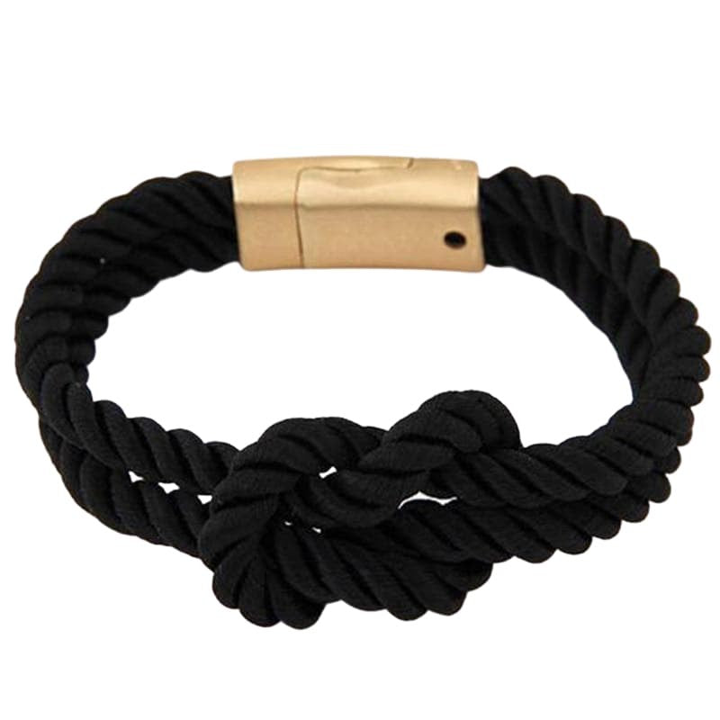 Dual-Toned Rope Bracelet