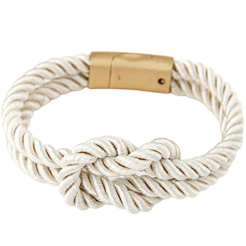 Dual-Toned Rope Bracelet