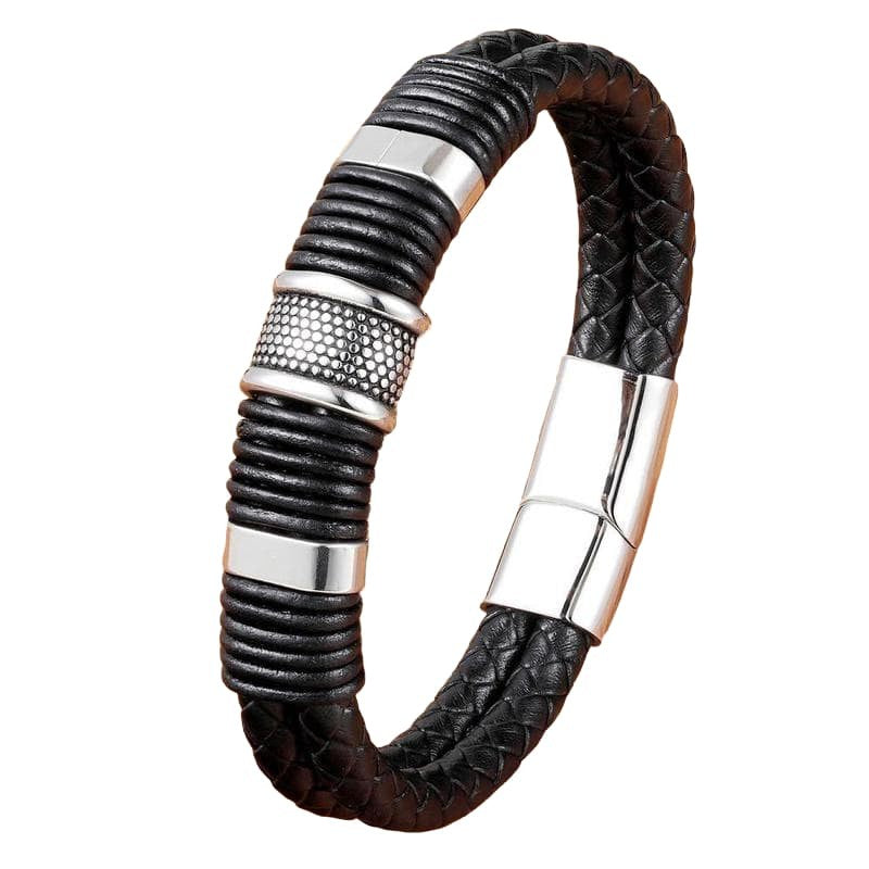 Handmade Woven Leather Bracelet