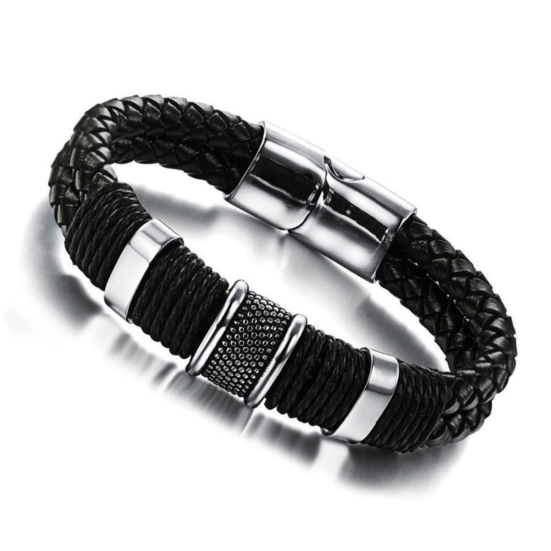 Handmade Woven Leather Bracelet