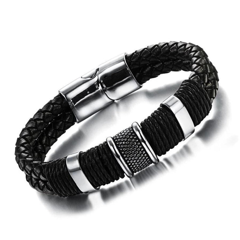 Handmade Woven Leather Bracelet