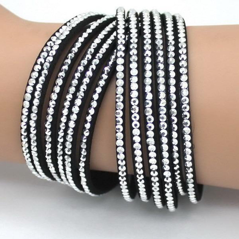 Multiple Strand Crystal Bracelets