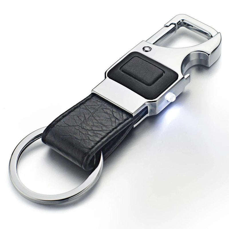 Torch And Bottle Opener Keychain