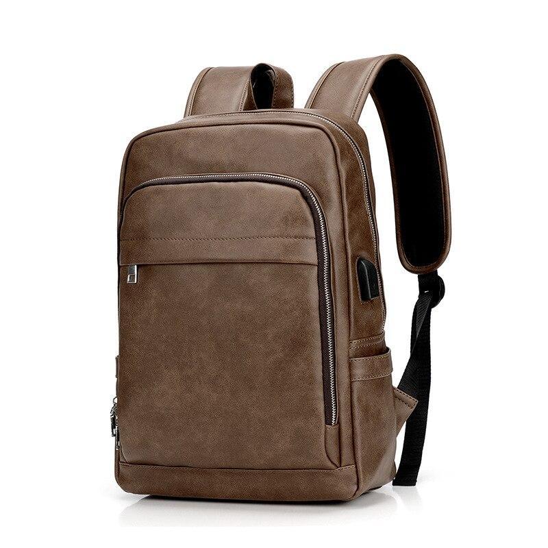 Vegan Leather Luxury Messenger Backpack