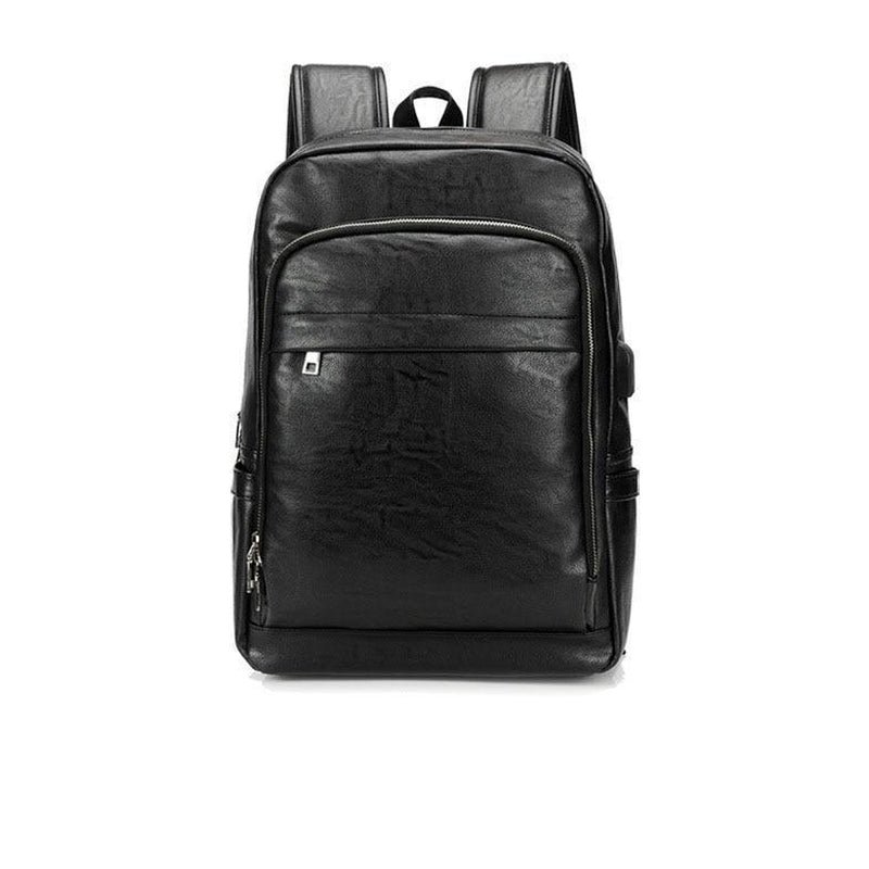 Vegan Leather Luxury Messenger Backpack