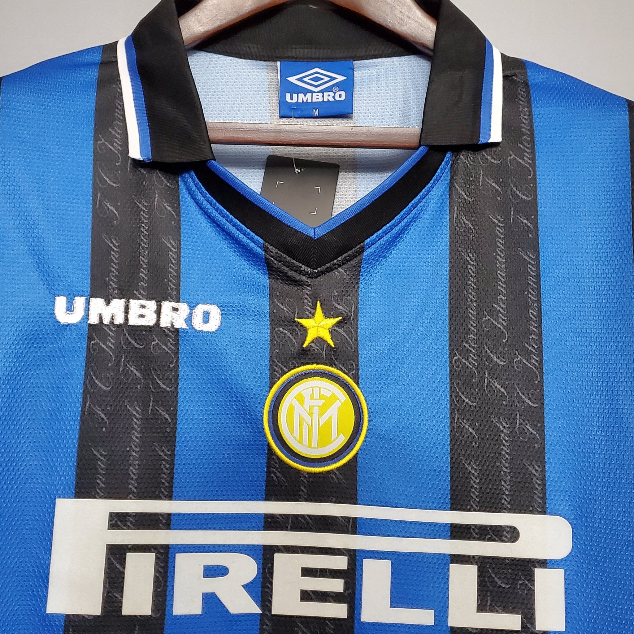 Retro Inter Milan Home Soccer Jersey 1997/1998 Men Adult