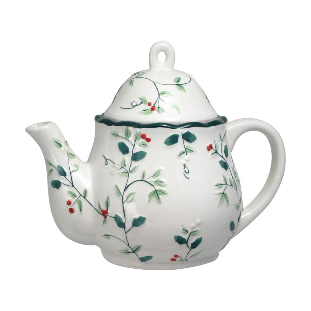 Winterberry? Teapot, Sculpted