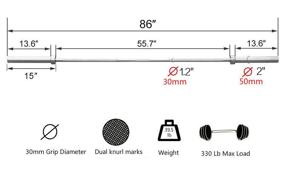 Olympic 7- foot Weight Bar