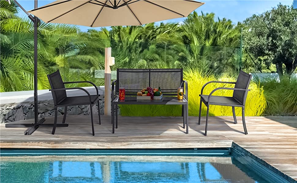 Textilene Patio Furniture Set