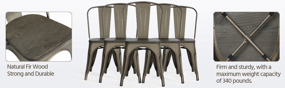 metal dining chair