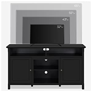 Tall 58'' Storage TV Console for TVs up to 65''