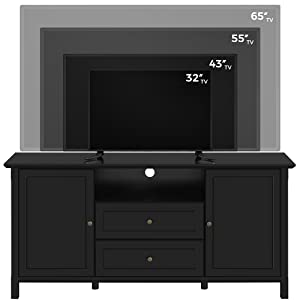 58″ Storage TV Console for TVs up to 65″