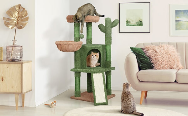 Yaheetech green cat tree