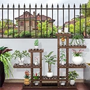 Wood Plant Stand