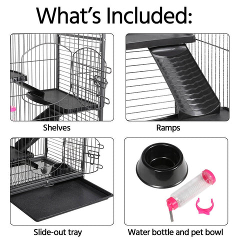 Yaheetech multi-level small pet cage