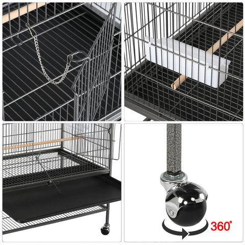 Yaheetech swivel bird cage