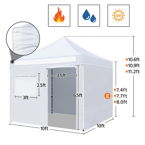 Yaheetech Outdoor Canopy with Sidewall