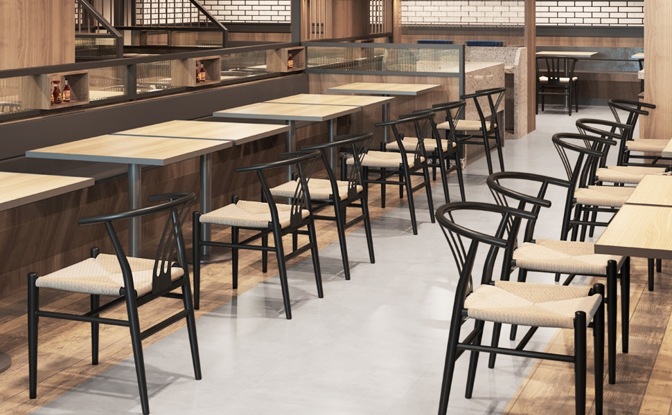 2PCS Weave Arm Chair