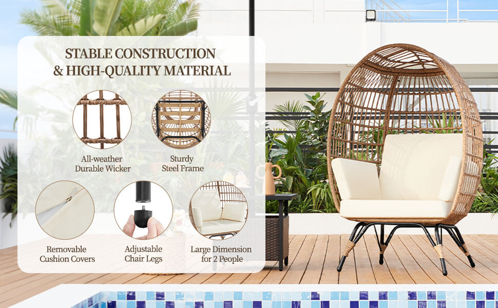 Oversize Lounger for Patio