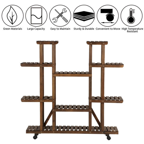 yaheetech multi level plant stand