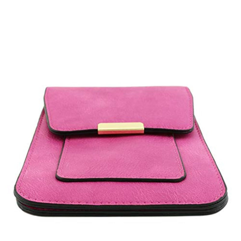 Cell Phone Holder RFID-blocking Wallet Crossbody Bag